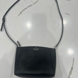 Kate Spade leather black adjustable handbag crossbody